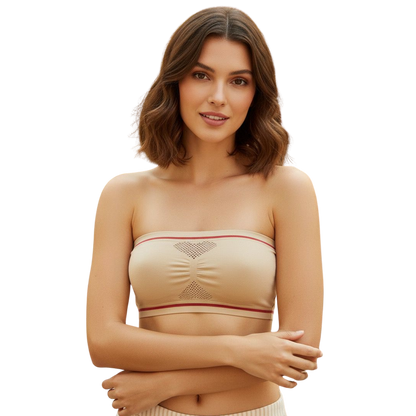 Off-Shoulder Style Saviours - 2pc Tube Bra Set