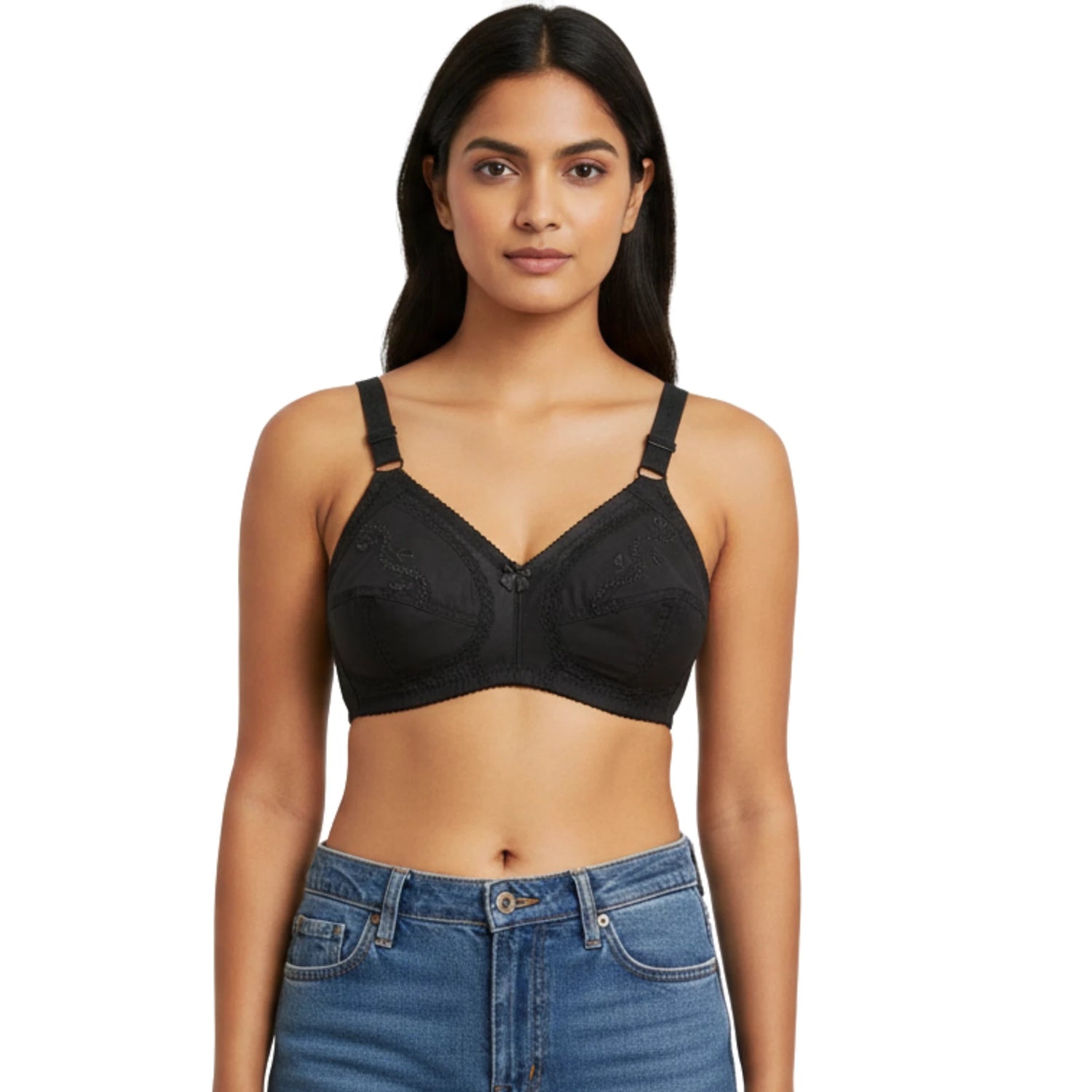 Pack of 4 Premium Cotton Ladies Bra | Sizes 32 to 40 – Soft &amp; Breathable