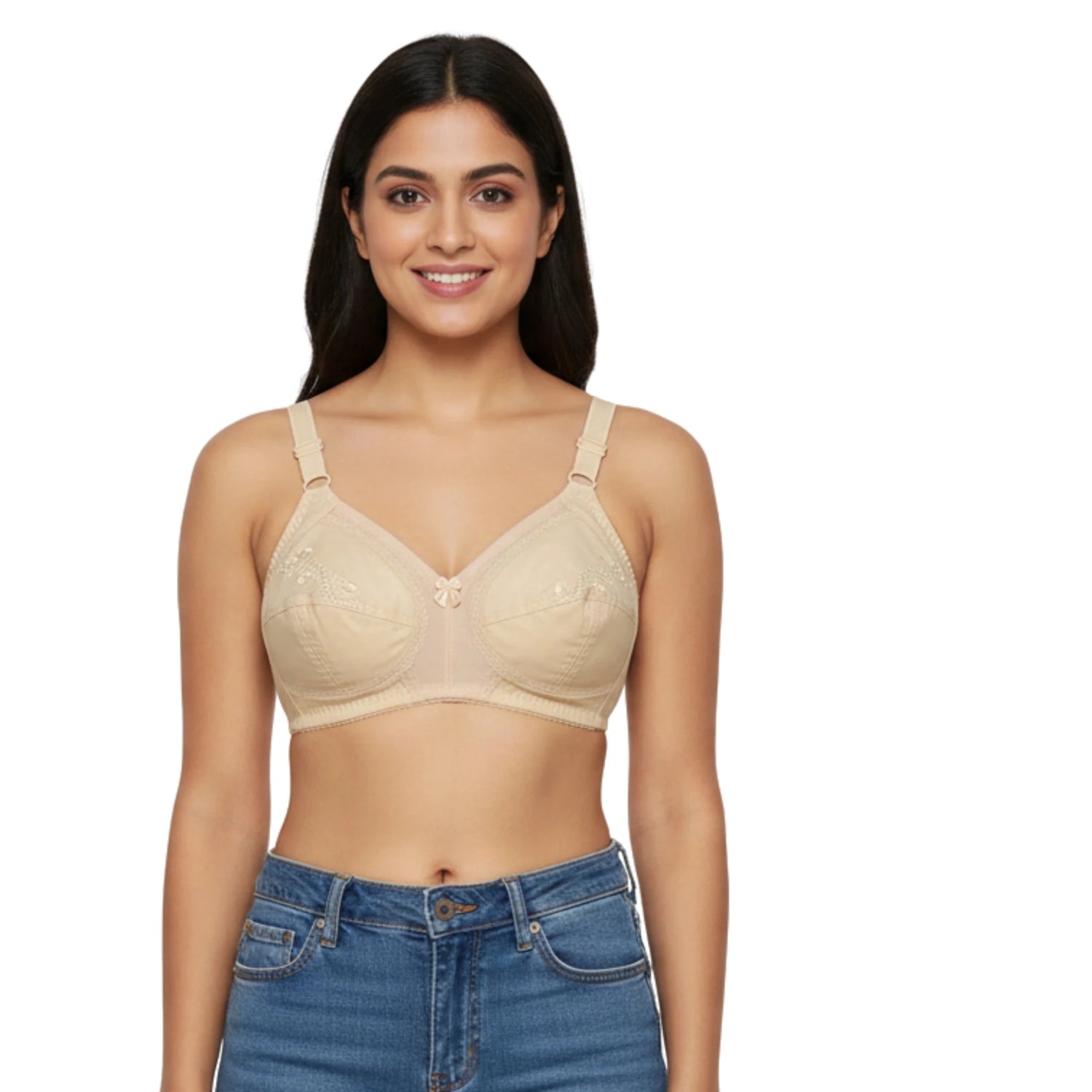 Pack of 4 Premium Cotton Ladies Bra | Sizes 32 to 40 – Soft &amp; Breathable