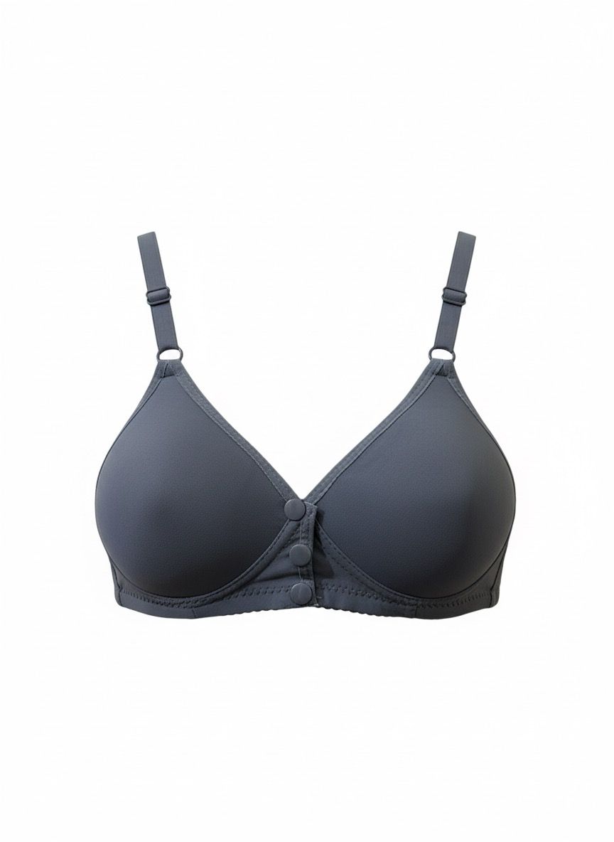 The Essential Foam Comfort Bra with Effortless Front Button Closure