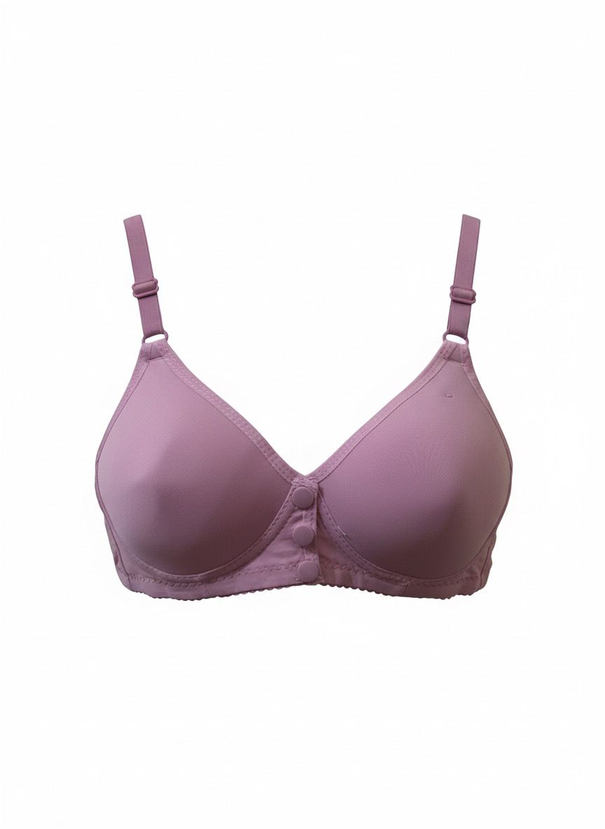 The Essential Foam Comfort Bra with Effortless Front Button Closure