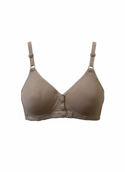 The Essential Foam Comfort Bra with Effortless Front Button Closure