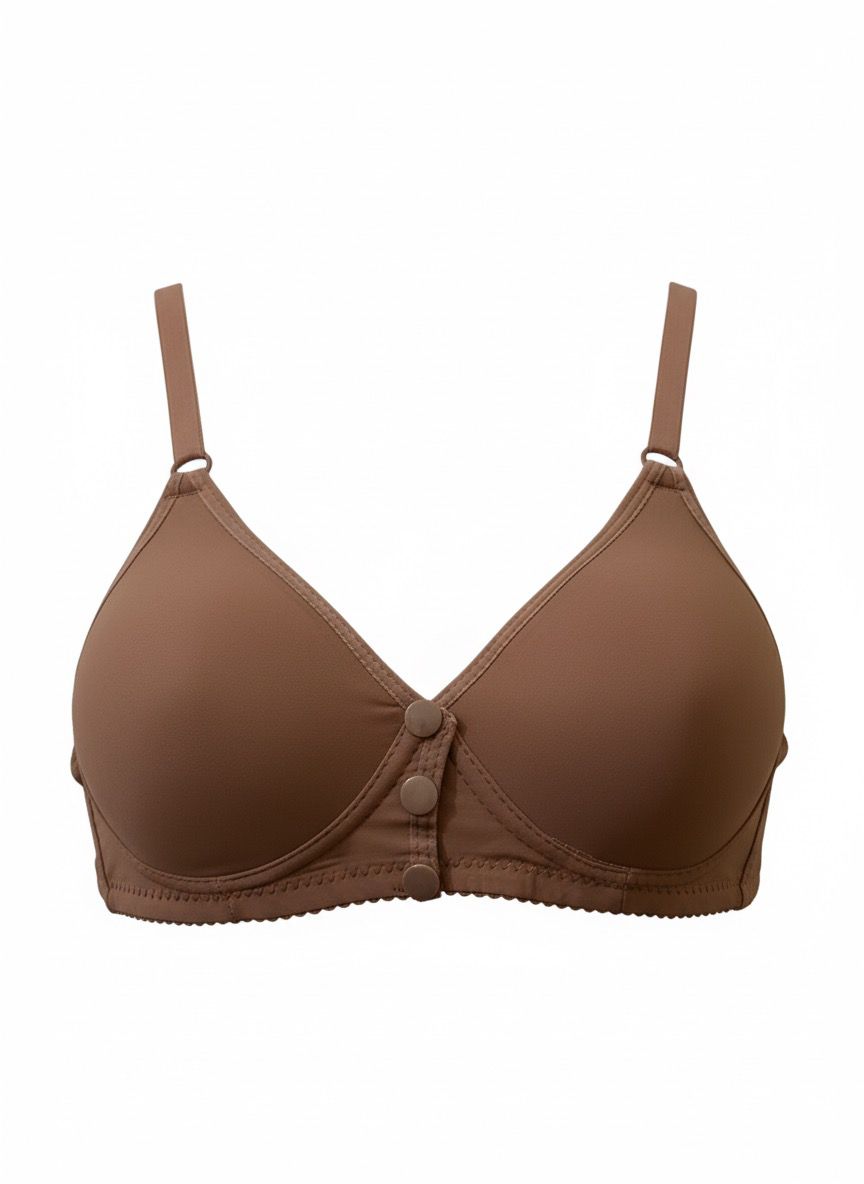The Essential Foam Comfort Bra with Effortless Front Button Closure