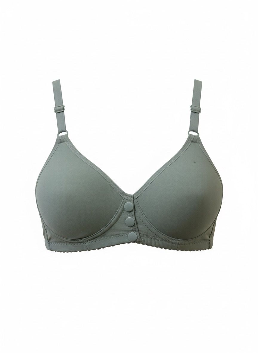 The Essential Foam Comfort Bra with Effortless Front Button Closure